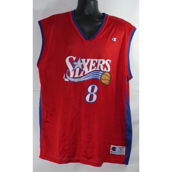Philadelphia 76ers Aaron McKie Champion Jersey XXL - Picture 1 of 8